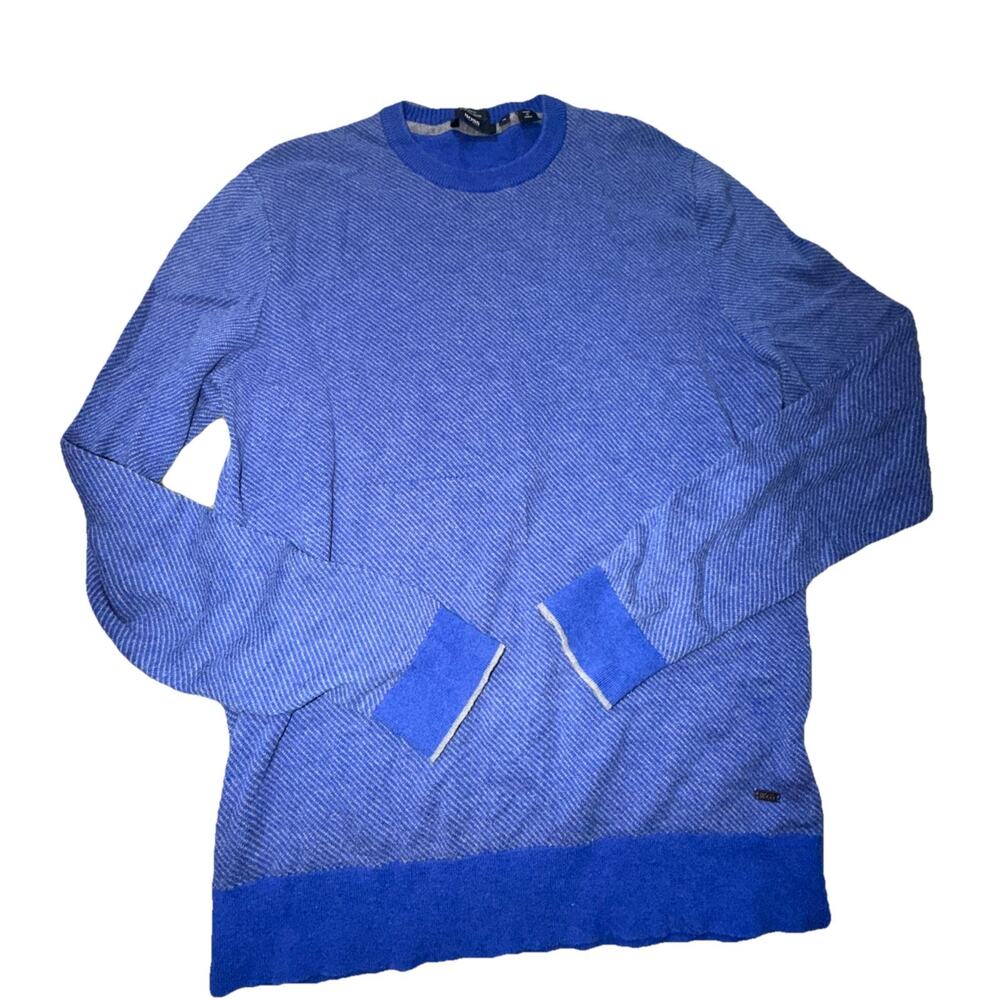Hugo Boss Mens Designer Blue Golf Pro Sweatshirt Top Sweater XLarge (W3)